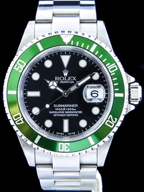 rolex submariner 2003 green|Rolex Submariner 2003 price.